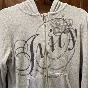 Gray Juicy Couture Zip Up